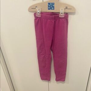 Hanna Andersson Magenta Leggings with Elastic Waist
